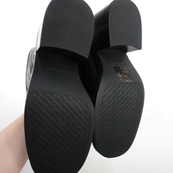 New Imperfect Michael Kors Women's Carlisle Leather Riding Boot Black 7WS - Picture 10 of 11